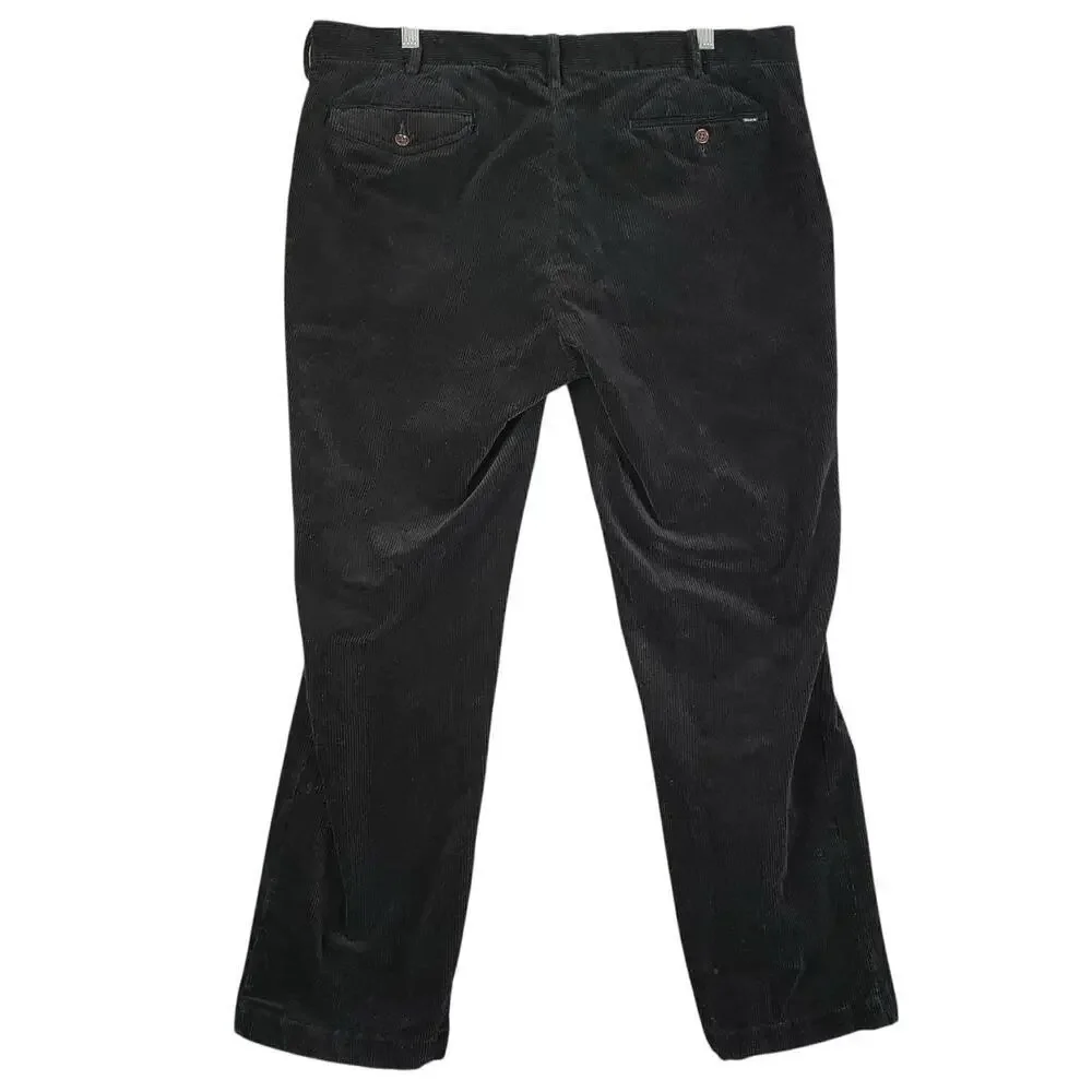Polo Ralph Lauren Vintage Corduroy Pants Size 38x30 Men’s Black Straight Leg